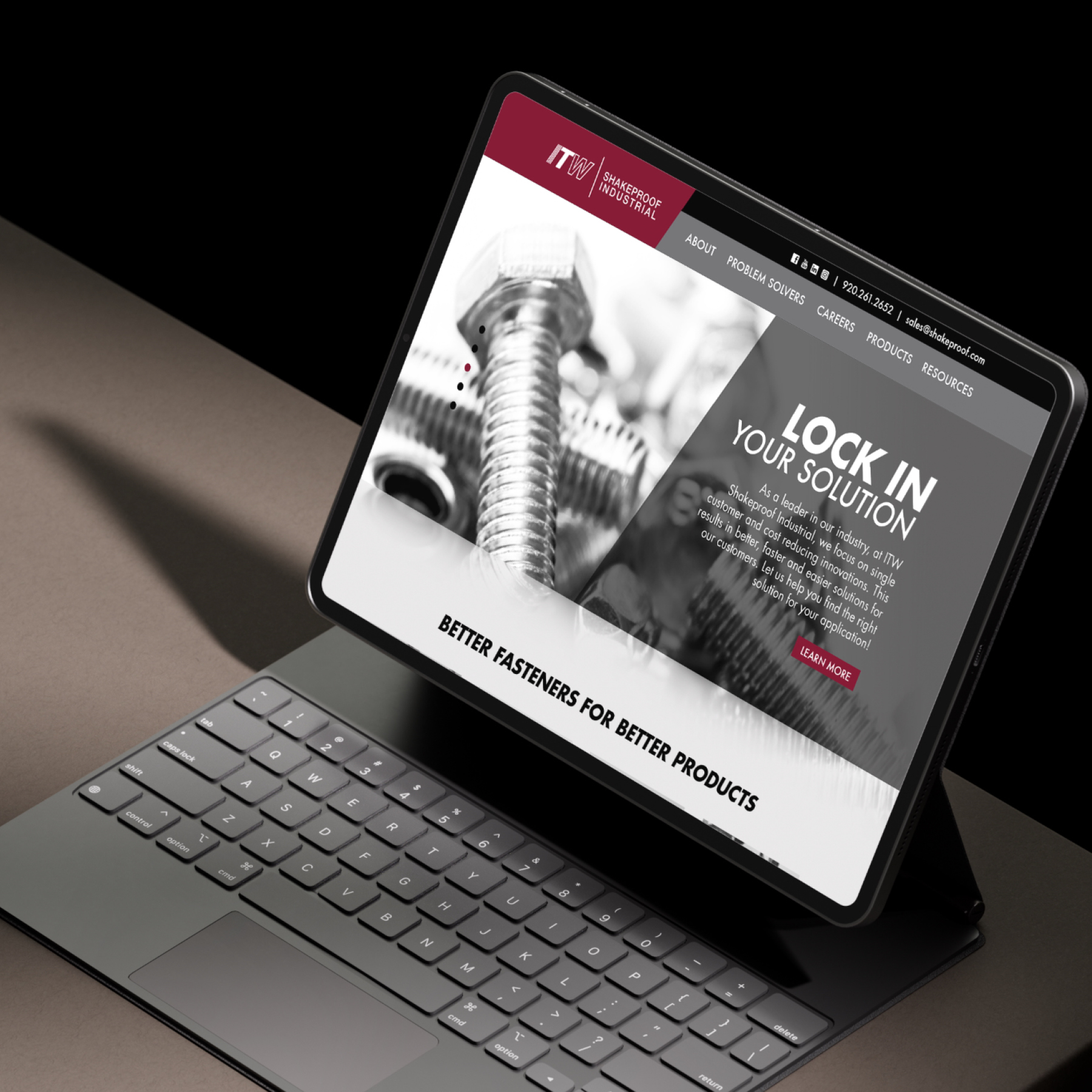 SHAKEPROOF WEBSITE