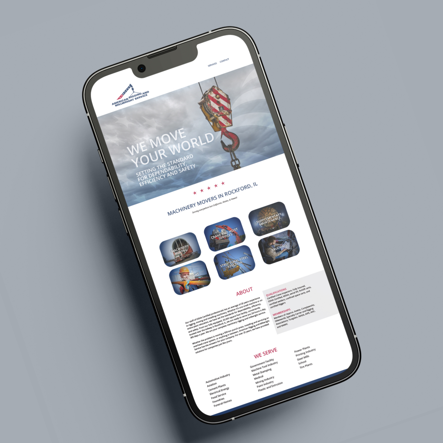 AMERICAN RIGGING WEBSITE