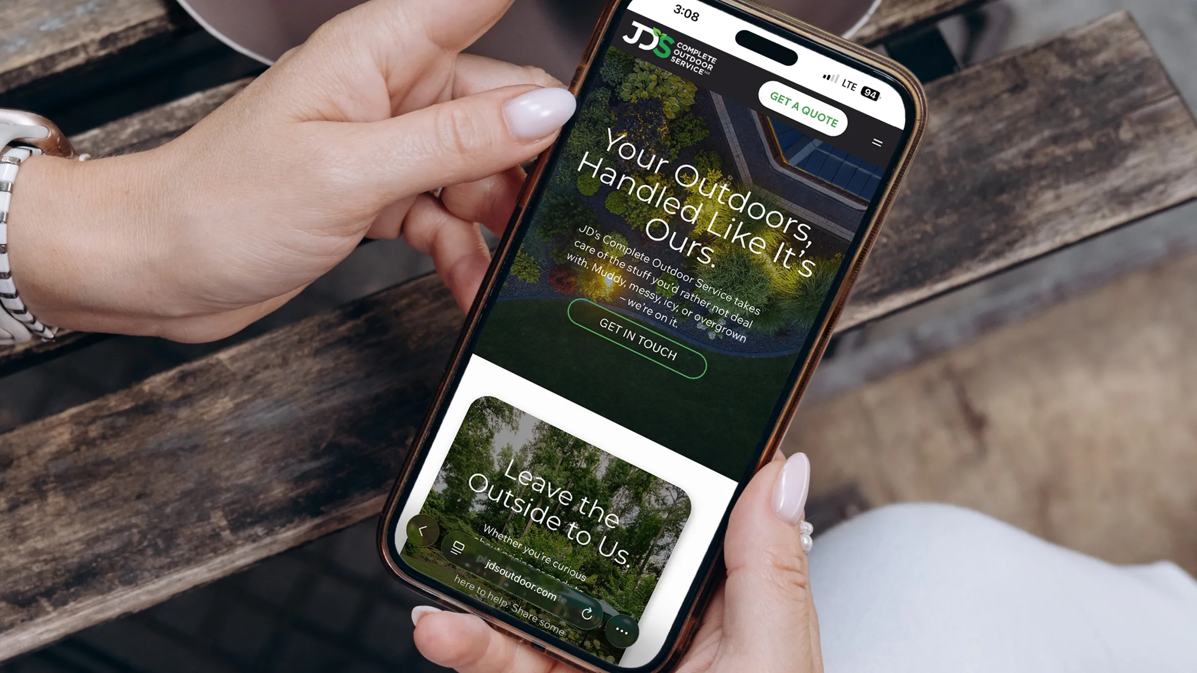 JD's Complete Outdoor Service Website Design by Cain & Company