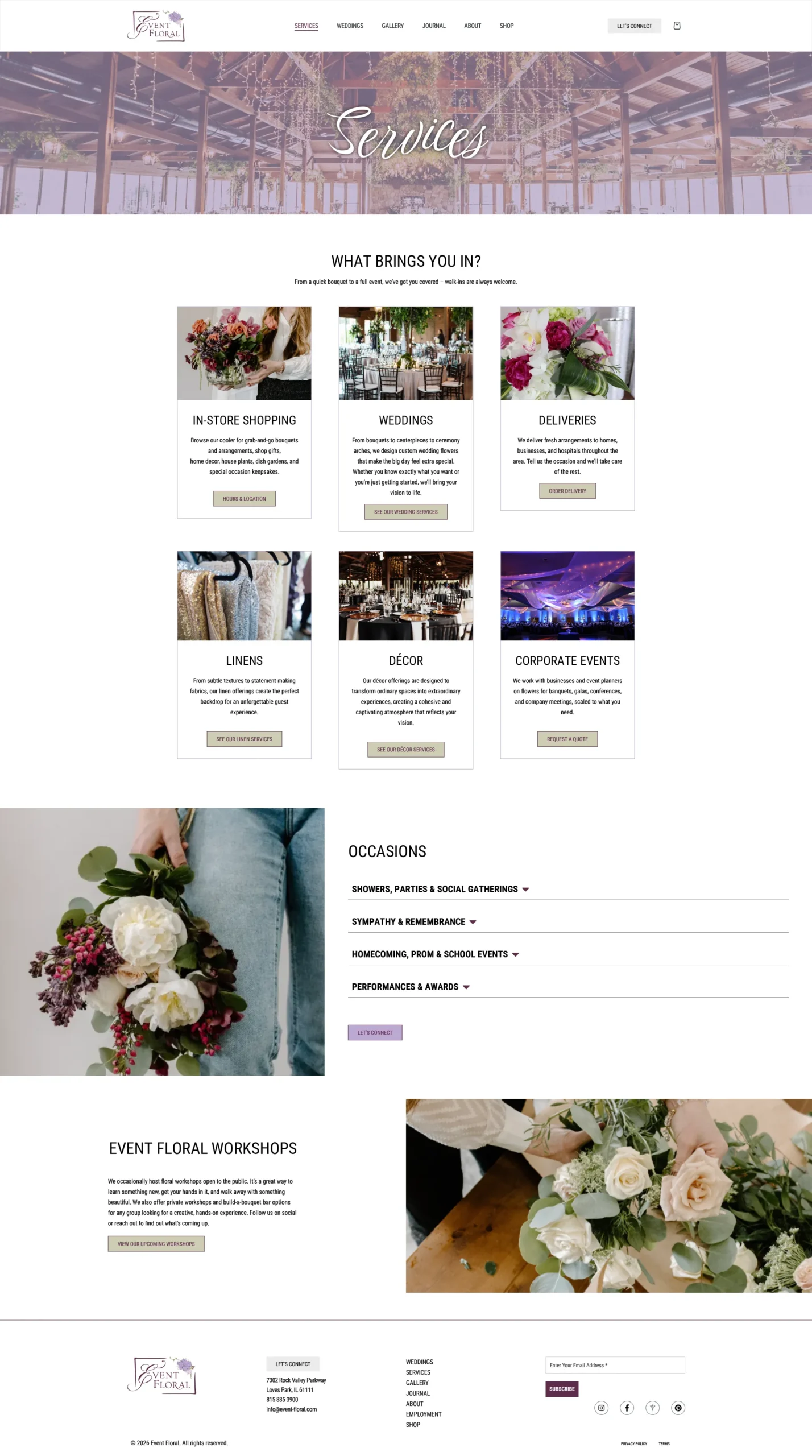 Event Floral Services