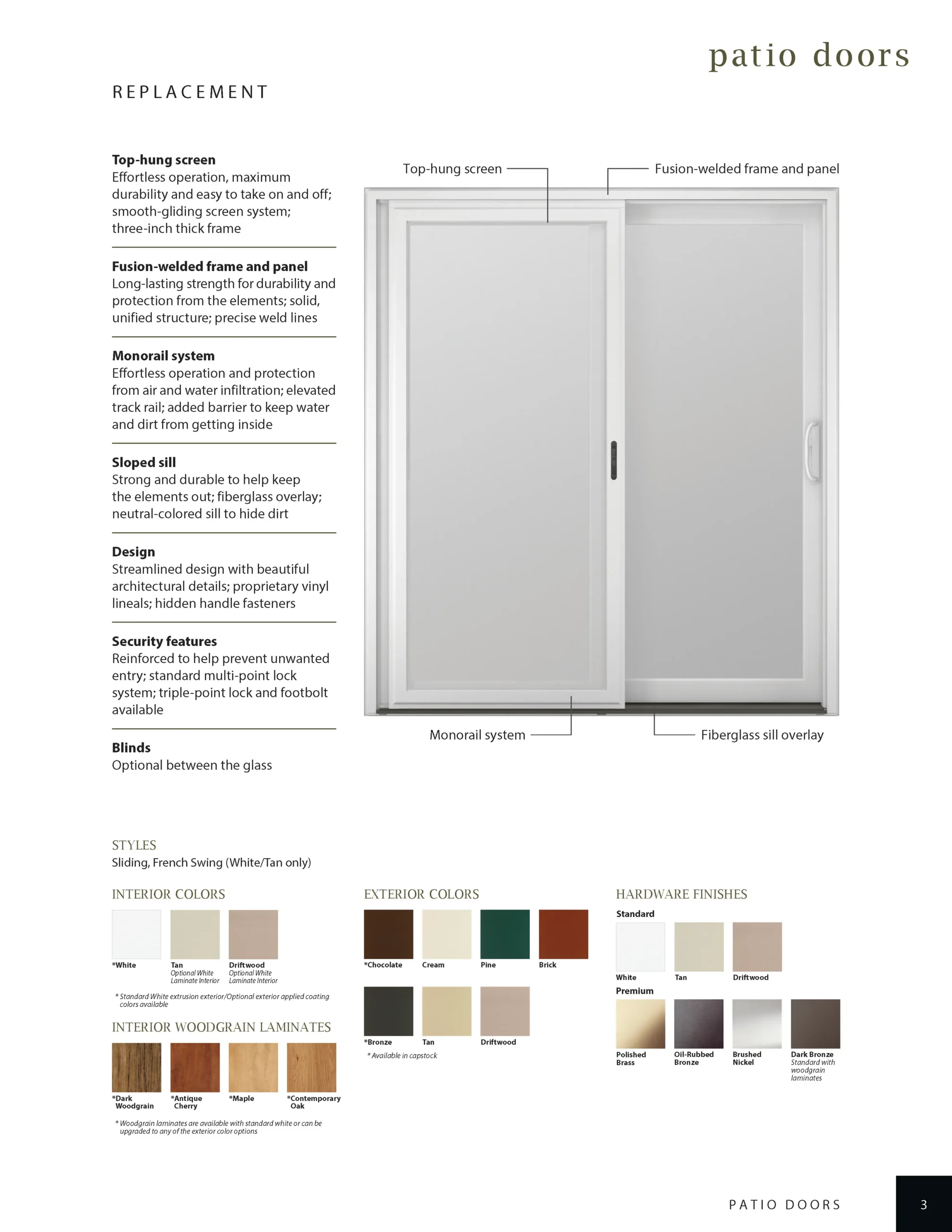 Norandex Patio Doors