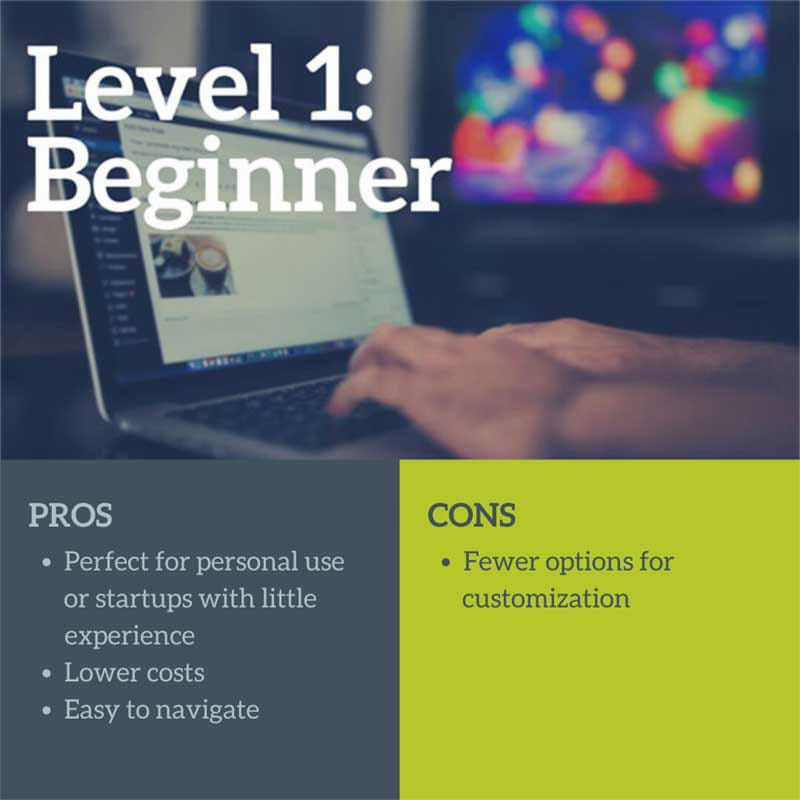 Level 1 website developement tools